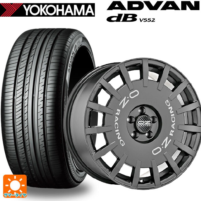 ニッサン エクストレイル(33系)用 235/60R18 107W XL ヨコハマ アドバンデシベル V552 for SUV 正規品 オーゼット レーシング ラリーレーシング DG 新品サマータイヤホイール 4本セット｜タイヤホイール専門店コニシタイヤ