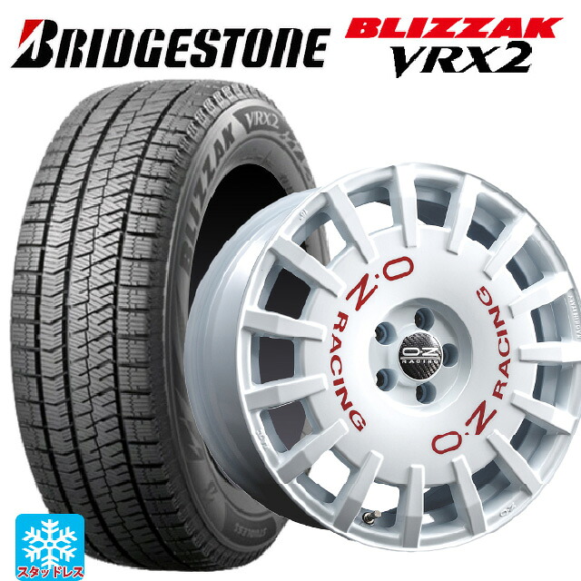 2024年製 195/60R16 89Q ブリヂストン ブリザック VRX2 正規品 オーゼット レーシング ラリーレーシング WH 16-6.5J 国産車用 スタッドレスタイヤホイール4本セット