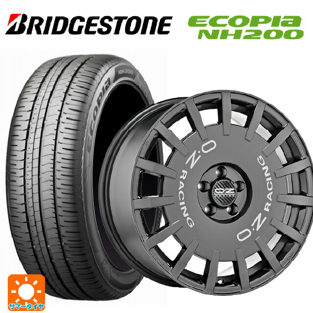 トヨタ カローラ スポーツ(210系)用 215/45R17 91W XL ブリヂストン エコピア NH200 正規品 オーゼット レーシング ラリーレーシング DG 新品サマータイヤホイール 4本セット