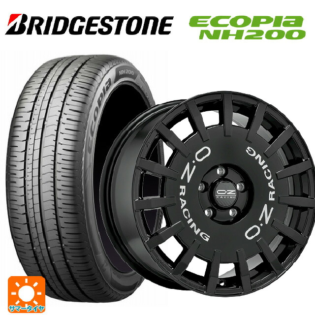 225/45R17 94W XL ブリヂストン エコピア NH200 正規品 オーゼット レーシング ラリーレーシング GBK 17-7J 国産車用 サマータイヤホイール4本セット｜タイヤホイール専門店コニシタイヤ