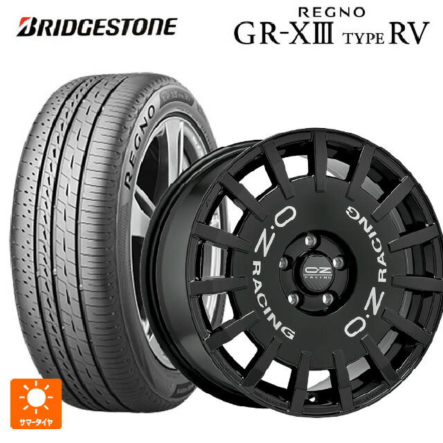 235/50R18 101V XL ブリヂストン レグノ GR-X3 タイプ RV 正規品 # オーゼット レーシング ラリーレーシング # GBK 18-8J 国産車用 サマータイヤホイール4本セット 197,390円