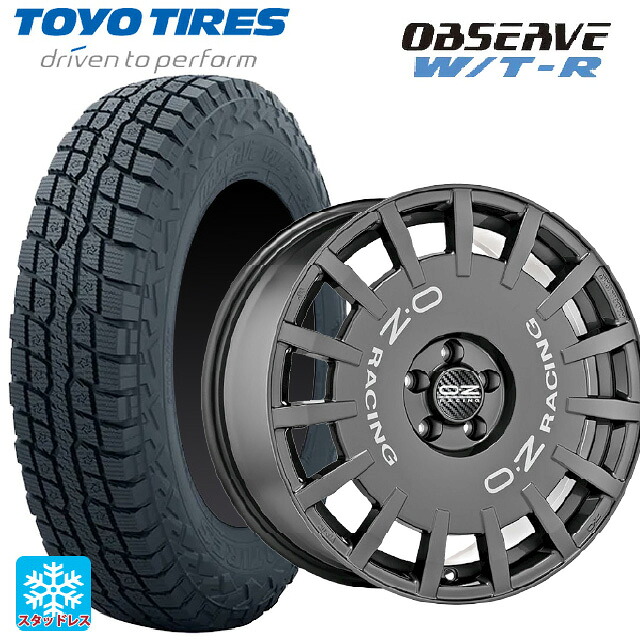 245/65R17 111Q XL トーヨー オブザーブ W/T-R オーゼット レーシング ラリーレーシング DG 17-7J 国産車用 スタッドレスタイヤホイール4本セット