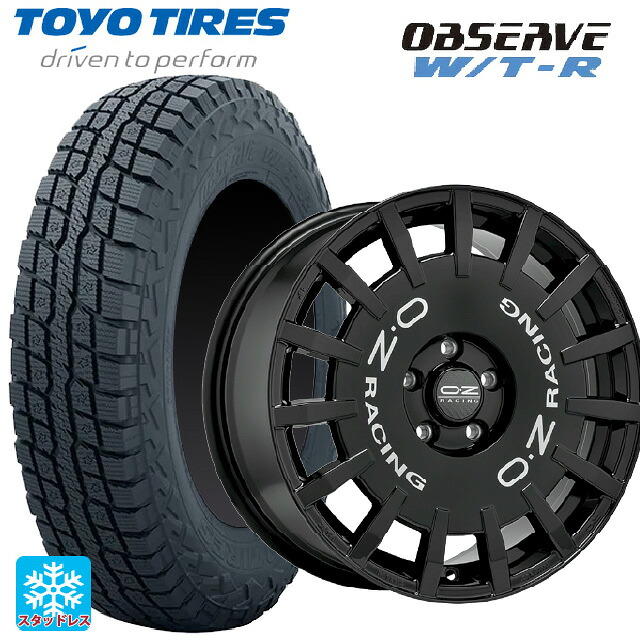 245/65R17 111Q XL トーヨー オブザーブ W/T-R オーゼット レーシング ラリーレーシング GBK 17-7J 国産車用 スタッドレスタイヤホイール4本セット|タイヤホイール専門店コニシタイヤ