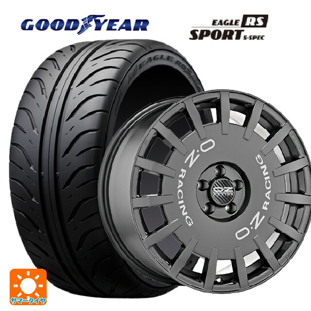 トヨタ GRヤリス(PA系)用 265/35R18 93W グッドイヤー イーグル RS スポーツ S-スペック オーゼット レーシング ラリーレーシング DG 新品サマータイヤホイール 4本セット