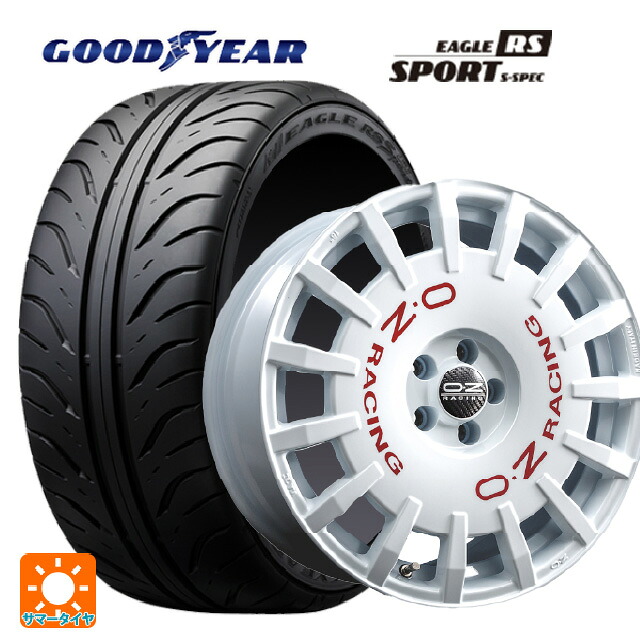 トヨタ GRヤリス(PA系)用 265/35R18 93W グッドイヤー イーグル RS スポーツ S-スペック オーゼット レーシング ラリーレーシング WH 新品サマータイヤホイール 4本セット