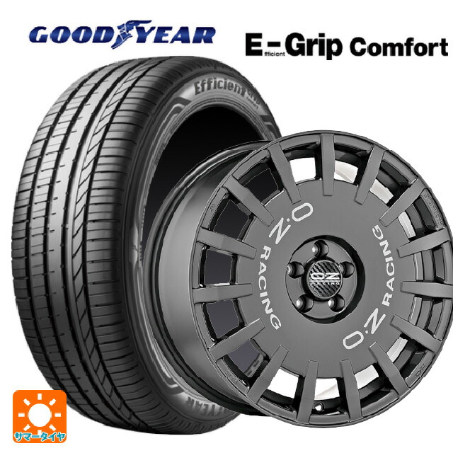 215/35R19 85W XL グッドイヤー エフィシェントグリップ コンフォート オーゼット レーシング ラリーレーシング DG 19-8J 国産車用 サマータイヤホイール4本セット