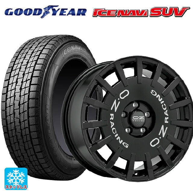 235/65R18 106Q グッドイヤー アイスナビ SUV オーゼット レーシング ラリーレーシング # GBK 18-8J 国産車用 スタッドレスタイヤホイール4本セット 172,430円