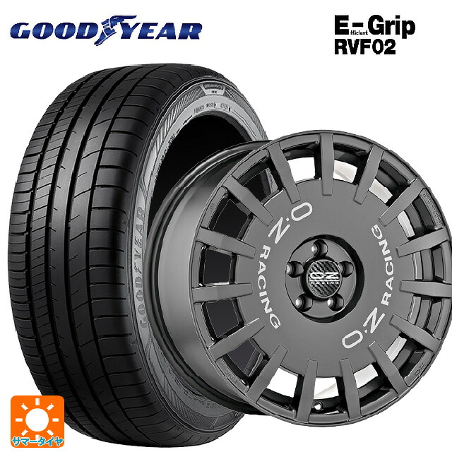 225/40R19 93W XL グッドイヤー エフィシェントグリップ RVF02 オーゼット レーシング ラリーレーシング DG 19-8J 国産車用 サマータイヤホイール4本セット|タイヤホイール専門店コニシタイヤ