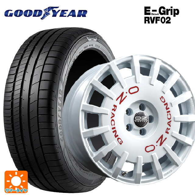 205/55R16 94V XL グッドイヤー エフィシェントグリップ RVF02 オーゼット レーシング ラリーレーシング WH 16-6.5J 国産車用 サマータイヤホイール4本セット|タイヤホイール専門店コニシタイヤ