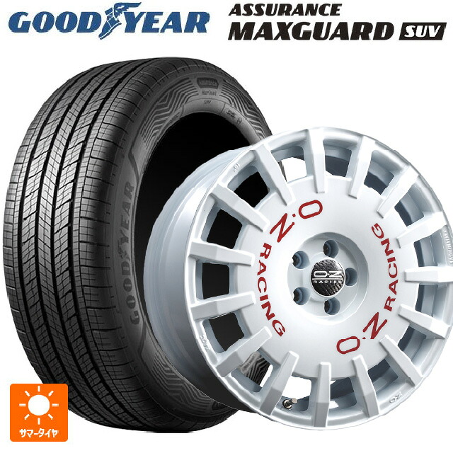 225/50R18 99W XL グッドイヤー アシュアランス マックスガード SUV オーゼット レーシング ラリーレーシング WH 18-8J 国産車用 サマータイヤホイール4本セット