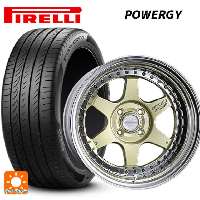 215/60R16 99V XL ピレリ パワジー 正規品 スーパースター シェブロンレーシング S1プラス アンダーヘッド PLATINUM GOLD 16-6.5J 国産車用 サマータイヤホイール4本セット｜タイヤホイール専門店コニシタイヤ