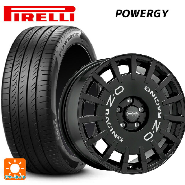 235/45R17 97W XL ピレリ パワジー 正規品 オーゼット レーシング ラリーレーシング GBK 17-8J 国産車用 サマータイヤホイール4本セット