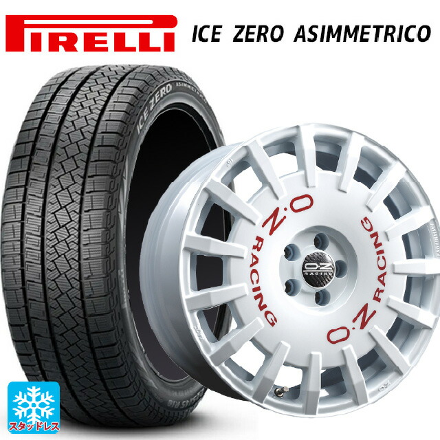 トヨタ プリウス(60系)用 195/60R17 90H ピレリ アイスゼロ アシンメトリコ 正規品 オーゼット レーシング ラリーレーシング WH 新品スタッドレスタイヤホイール 4本セット