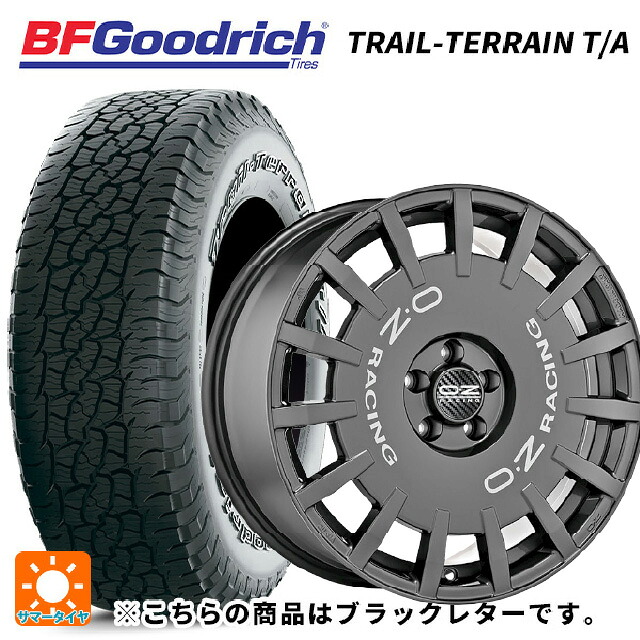 2023年製 235/55R19 105H XL BFグッドリッチ トレイルテレーン T/A ブラックレター 正規品 オーゼット レーシング ラリーレーシング DG 19-8J 国産車用 サマータイヤホイール4本セット