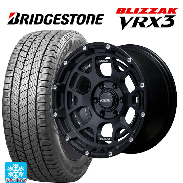 2024年製 265/65R18 114Q ブリヂストン ブリザック VRX3 正規品 # レイズ チームデイトナ M6 BPL 18-9J 国産車用 スタッドレスタイヤホイール4本セット
