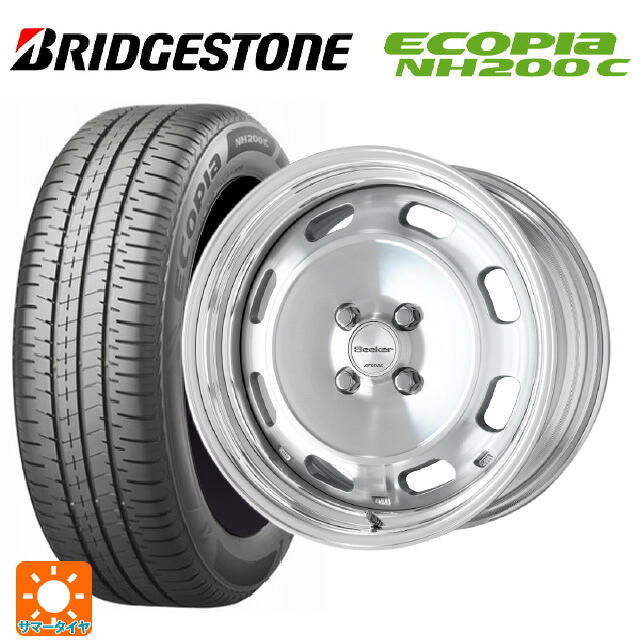 185/60R16 86H ブリヂストン エコピア NH200C 正規品 ワーク シーカー DT MSP 16-6J 国産車用 サマータイヤホイール4本セット｜タイヤホイール専門店コニシタイヤ
