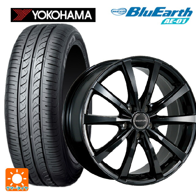 175/60R16 82H ヨコハマ ブルーアース AE01 ブリヂストン バルミナ LS10 B 16-6J 国産車用 サマータイヤホイール4本セット