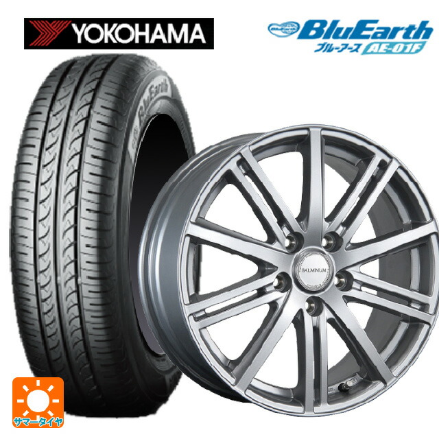 195/65R15 91H ヨコハマ ブルーアース AE01F ブリヂストン バルミナ BR10 S 15-6J 国産車用 サマータイヤホイール4本セット