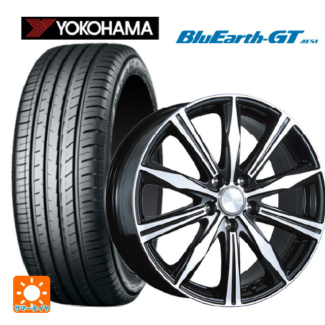 215/45R17 91W XL ヨコハマ ブルーアースGT AE51 ブリヂストン バルミナ K10 B/N 17-7J 国産車用 サマータイヤホイール4本セット｜タイヤホイール専門店コニシタイヤ
