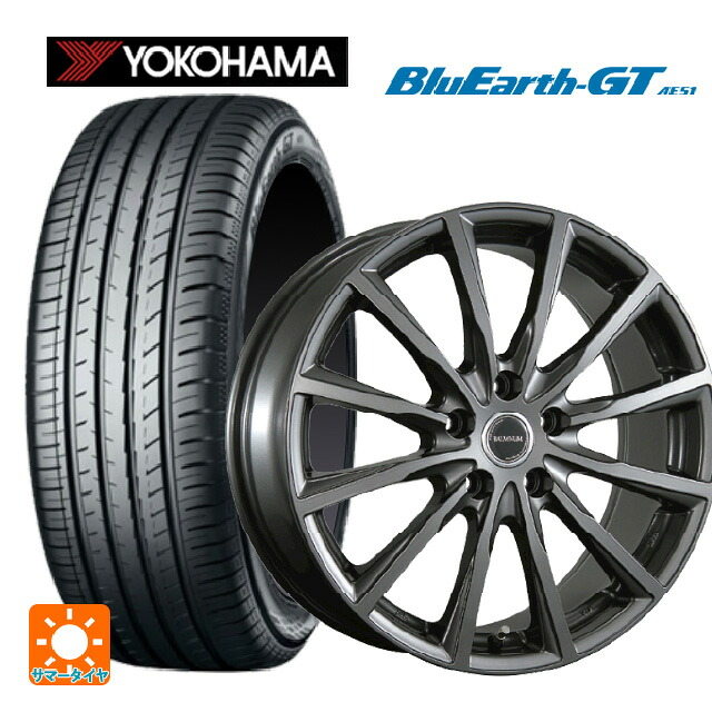 195/65R15 91H ヨコハマ ブルーアースGT AE51 ブリヂストン バルミナ AR12 GM2 15-6J 国産車用 サマータイヤホイール4本セット