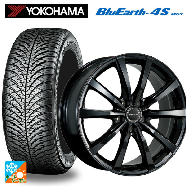 165/60R15 77H ヨコハマ ブルーアース4S AW21 ブリヂストン バルミナ LS10 B 15-4.5J 国産車用 オールシーズンタイヤホイール4本セット 61,446円
