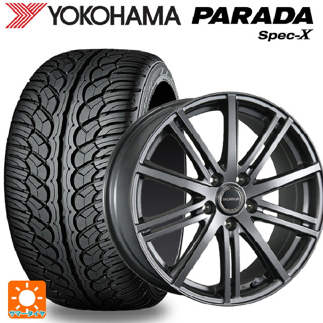 トヨタ bZ4X(11/15系)用 235/60R18 103V ヨコハマ パラダ PA02 ブリヂストン バルミナ BR10 GM 新品サマータイヤホイール 4本セット