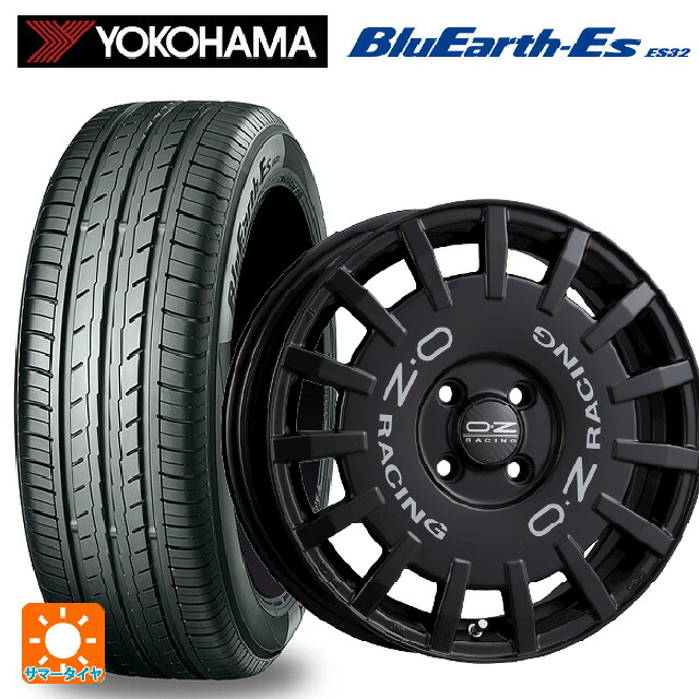 205/60R16 92H ヨコハマ ブルーアースEs ES32 # オーゼット レーシング ラリーレーシング マットブラック 16-6.5J 国産車用 サマータイヤホイール4本セット|タイヤホイール専門店コニシタイヤ