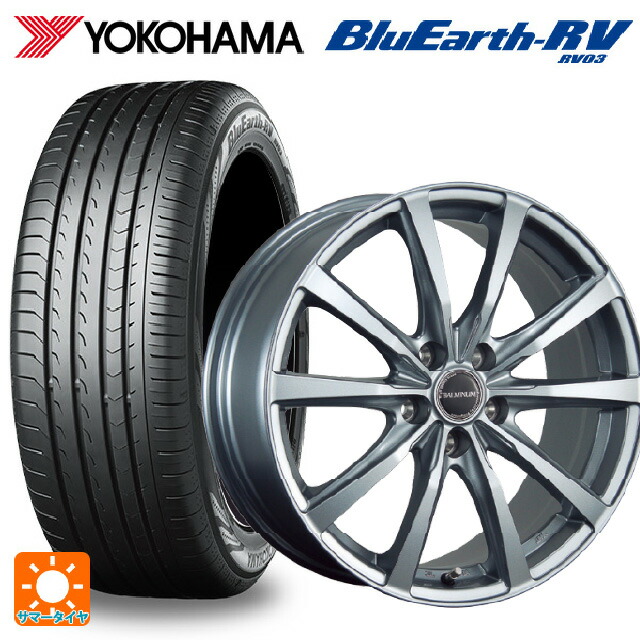 215/60R17 96H ヨコハマ ブルーアース RV03 ブリヂストン バルミナ LS10 SG 17-7J 国産車用 サマータイヤホイール4本セット|タイヤホイール専門店コニシタイヤ