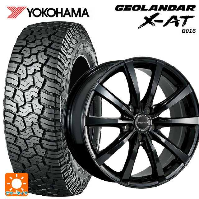 215/70R16 100/97Q ヨコハマ ジオランダー X-AT G016 ブラックレター 正規品 ブリヂストン バルミナ LS10 B 16-6.5J 国産車用 サマータイヤホイール4本セット
