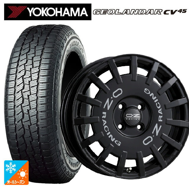215/65R16 98H ヨコハマ ジオランダー CV 4S G061 正規品 オーゼット レーシング ラリーレーシング マットブラック 16-6.5J 国産車用 オールシーズンタイヤホイール4本セット｜タイヤホイール専門店コニシタイヤ