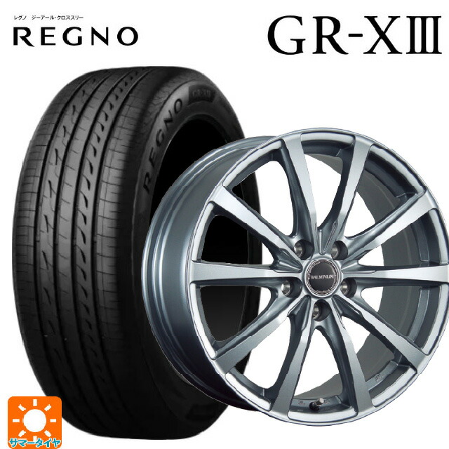 225/40R19 93W XL ブリヂストン レグノ GR-X3 正規品 # ブリヂストン バルミナ LS10 SG 19-7.5J 国産車用 サマータイヤホイール4本セット
