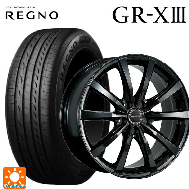 225/40R19 93W XL ブリヂストン レグノ GR-X3 正規品 # ブリヂストン バルミナ LS10 B 19-7.5J 国産車用 サマータイヤホイール4本セット