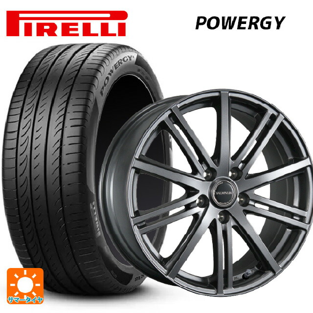 185/65R15 88H ピレリ パワジー 正規品 ブリヂストン バルミナ BR10 GM 15-6J 国産車用 サマータイヤホイール4本セット