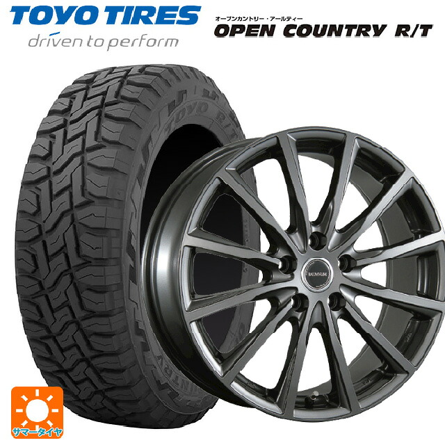 215/70R16 100Q トーヨー オープンカントリー RT ブラックレター ブリヂストン バルミナ AR12 GM2 16-6.5J 国産車用 サマータイヤホイール4本セット