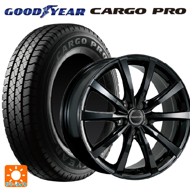 145/80R12 80/78N グッドイヤー カーゴプロ ブリヂストン バルミナ LS10 B 12-3.5J 国産車用 サマータイヤホイール4本セット