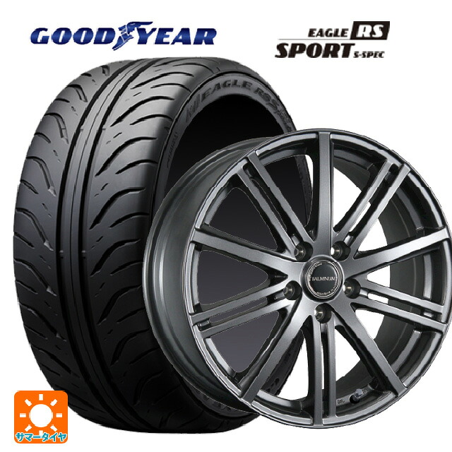 235/45R17 93W グッドイヤー イーグル RS スポーツ S-スペック ブリヂストン バルミナ BR10 GM 17-7J 国産車用 サマータイヤホイール4本セット|タイヤホイール専門店コニシタイヤ