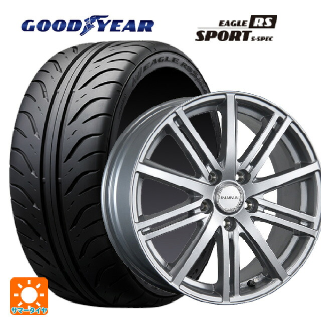 225/40R18 88W グッドイヤー イーグル RS スポーツ S-スペック ブリヂストン バルミナ BR10 S 18-7.5J 国産車用 サマータイヤホイール4本セット