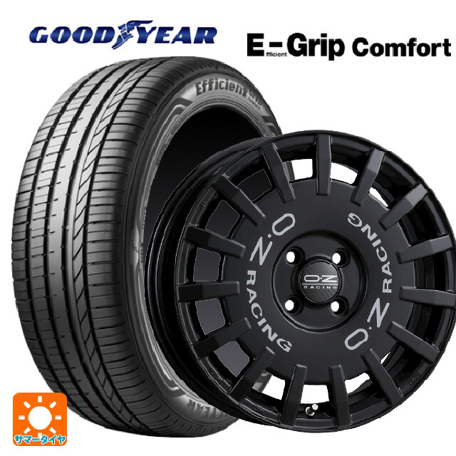 ホンダ Super-ONE(スーパーワン)(JG6)用 195/45R16 84V XL グッドイヤー エフィシェントグリップ コンフォート オーゼット レーシング ラリーレーシング マットブラック 新品サマータイヤホイール 4本セット｜タイヤホイール専門店コニシタイヤ