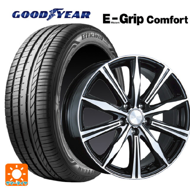 165/60R14 75H グッドイヤー エフィシェントグリップ コンフォート ブリヂストン バルミナ K10 B/N 14-4.5J 国産車用 サマータイヤホイール4本セット