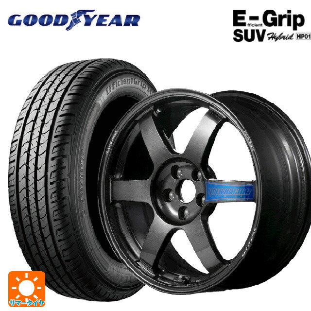 225/55R17 97V グッドイヤー エフィシェントグリップSUV HP01 レイズ ボルクレーシング TE37サーガ クラブレーサー DB 17-7.5J 国産車用 サマータイヤホイール4本セット|タイヤホイール専門店コニシタイヤ