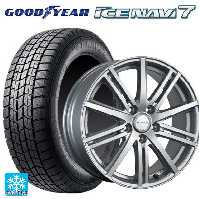 215/50R17 91Q グッドイヤー アイスナビ7(数量限定) # ブリヂストン バルミナ BR10 S 17-7J 国産車用 スタッドレスタイヤホイール4本セット｜タイヤホイール専門店コニシタイヤ