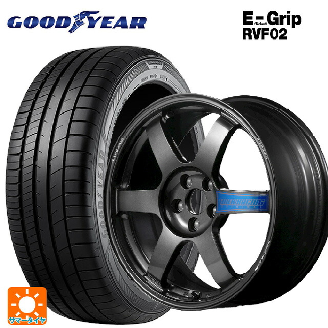 215/55R17 98V XL グッドイヤー エフィシェントグリップ RVF02 レイズ ボルクレーシング TE37サーガ クラブレーサー DB 17-7.5J 国産車用 サマータイヤホイール4本セット|タイヤホイール専門店コニシタイヤ