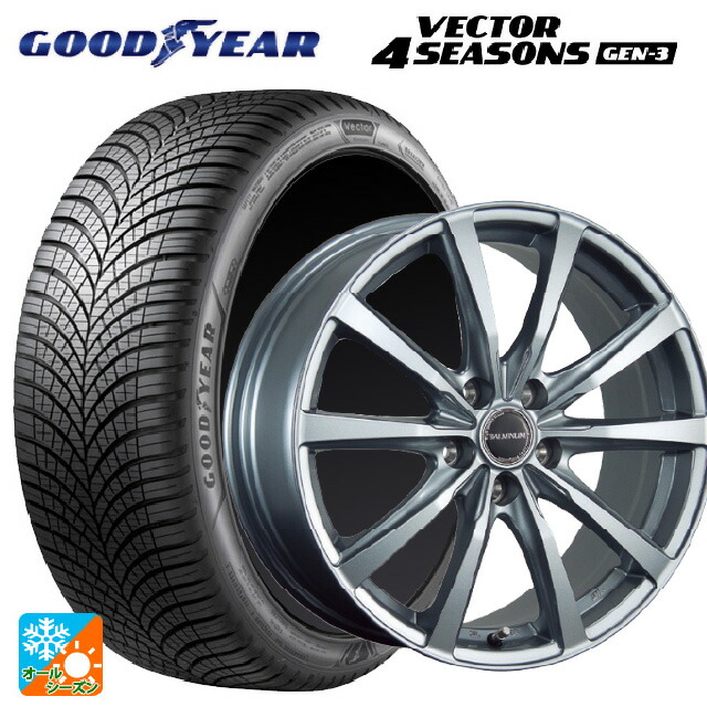 ニッサン キックス(P16系)用 215/65R16 102V XL グッドイヤー ベクター4シーズンズ ジェン3 ブリヂストン バルミナ LS10 SG 新品オールシーズンタイヤホイール 4本セット｜タイヤホイール専門店コニシタイヤ