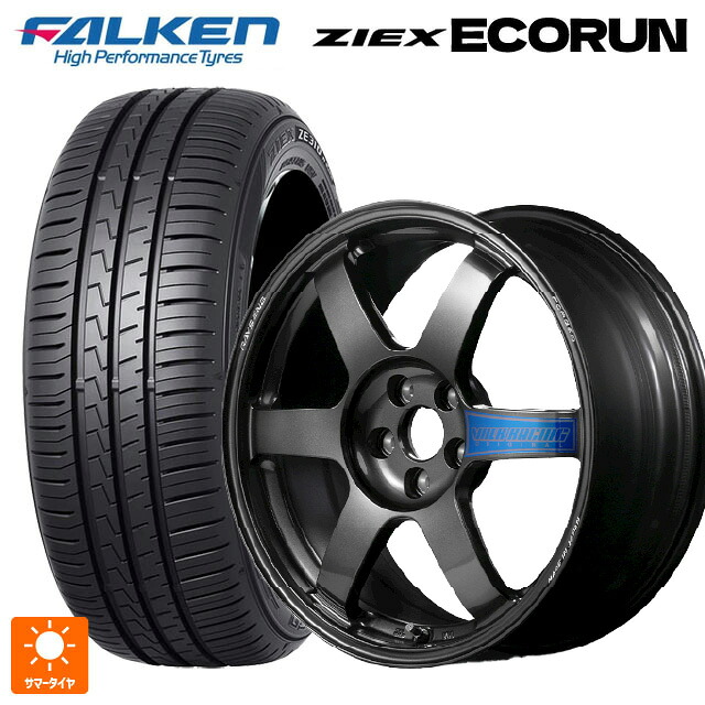 215/60R17 96H ファルケン ZE310R エコラン レイズ ボルクレーシング TE37サーガ クラブレーサー DB 17-7.5J 国産車用 サマータイヤホイール4本セット
