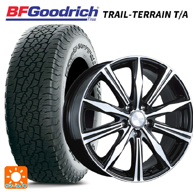 245/65R17 111T XL BFグッドリッチ トレイルテレーン T/A ホワイトレター 正規品 ブリヂストン バルミナ K10 B/N 17-7J 国産車用 サマータイヤホイール4本セット 129,340円