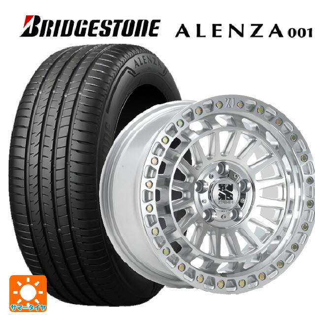 235/65R18 106V ブリヂストン アレンザ001 正規品 エムエルジェイ エクストリームJ XJ08 グロスマシンド 18-8J 国産車用 サマータイヤホイール4本セット
