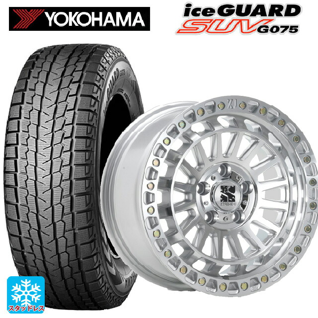 トヨタ ランドクルーザーFJ(240系)用 265/70R17 115Q ヨコハマ アイスガードSUV G075 エムエルジェイ エクストリームJ XJ08 グロスマシンド 新品スタッドレスタイヤホイール 4本セット｜タイヤホイール専門店コニシタイヤ