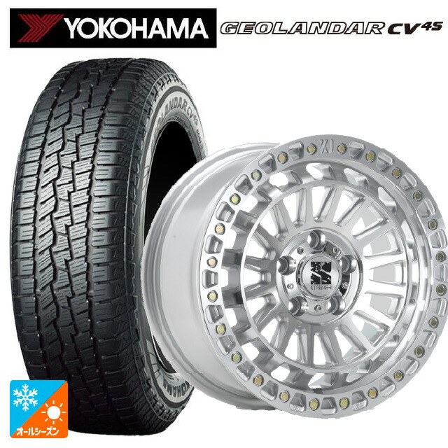 215/65R16 98H ヨコハマ ジオランダー CV 4S G061 正規品 エムエルジェイ エクストリームJ XJ08 グロスマシンド 16-7J 国産車用 オールシーズンタイヤホイール4本セット
