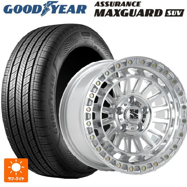 215/65R16 98H グッドイヤー アシュアランス マックスガード SUV エムエルジェイ エクストリームJ XJ08 グロスマシンド 16-5.5J 国産車用 サマータイヤホイール4本セット