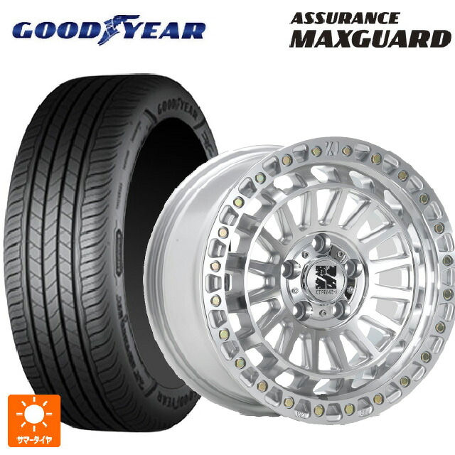 245/40R18 93W グッドイヤー アシュアランス マックスガード エムエルジェイ エクストリームJ XJ08 グロスマシンド 18-8J 国産車用 サマータイヤホイール4本セット